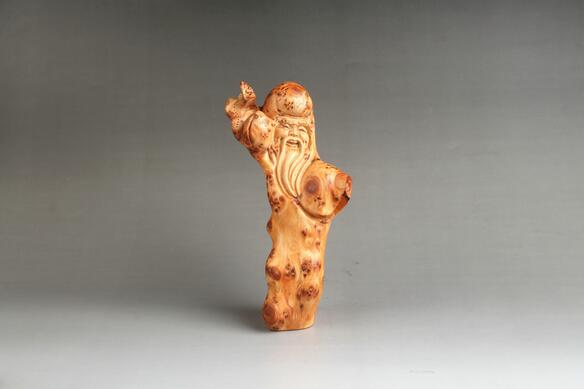 太行崖柏老寿星摆件 木雕根雕手工木制工艺品文玩古玩收藏