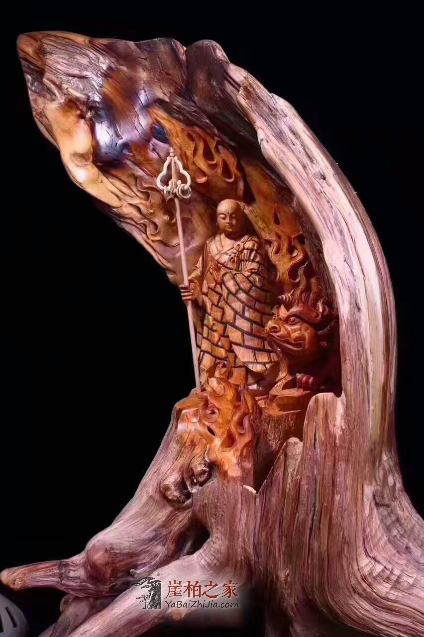 《地藏王》根雕作品 造型完美独特收藏佳品-1
