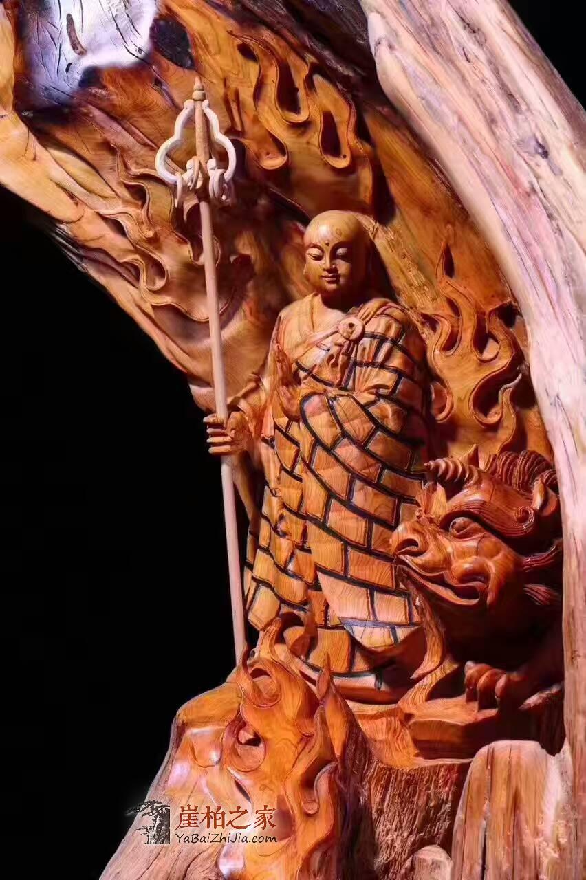 《地藏王》根雕作品 造型完美独特收藏佳品-7