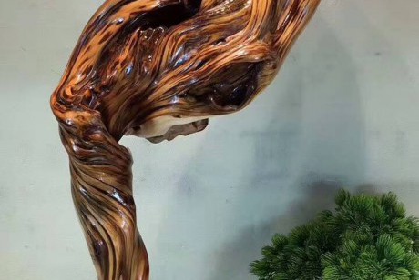 崖柏随形工艺品造型天然独特有想象力 油性足纹理漂亮